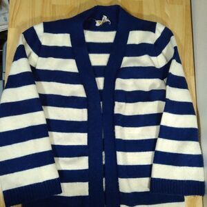 Vintage El Mar Striped Cardigan Sweater